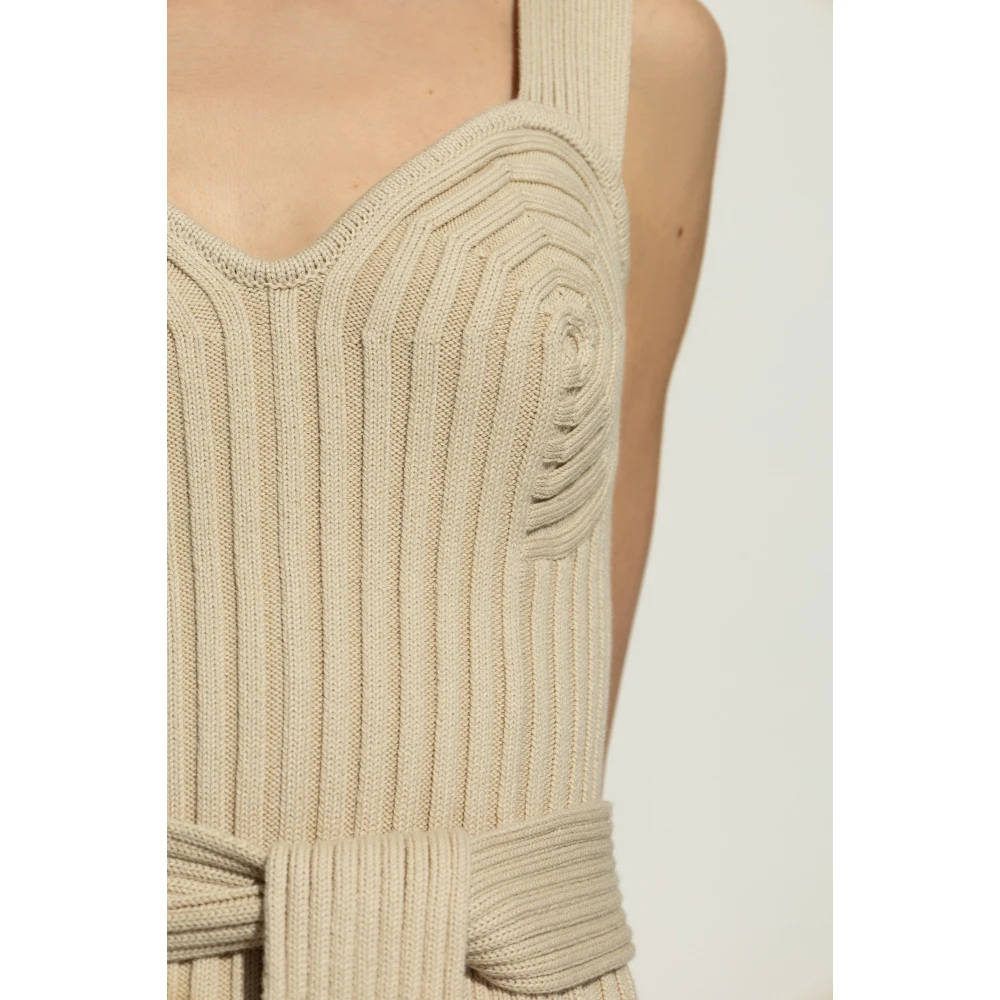 By Malene Birger Gestreepte jurk met bandjes Honeya By Herenne Birger Beige Dames