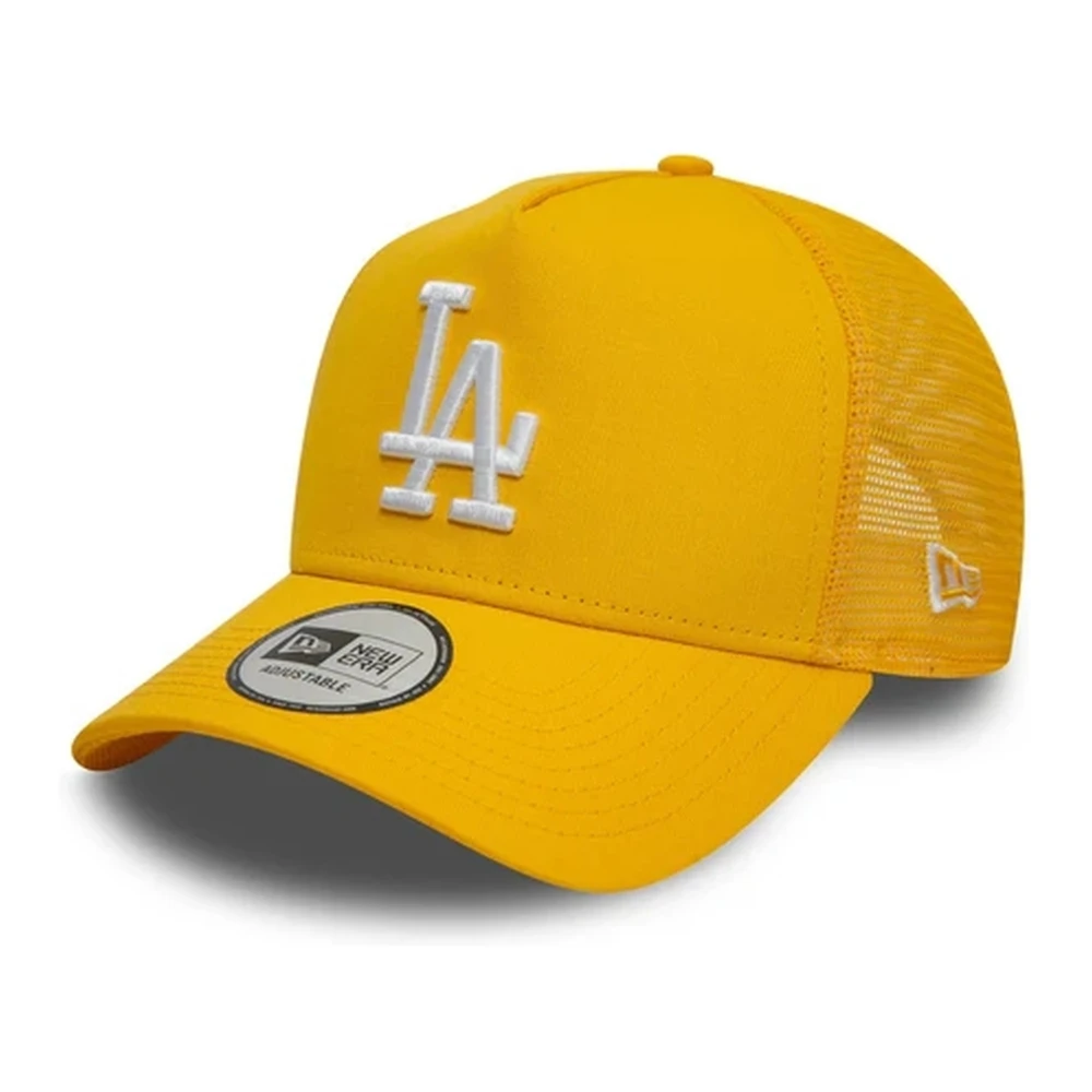 new era Gele Dodgers League Trucker Pet Yellow Heren