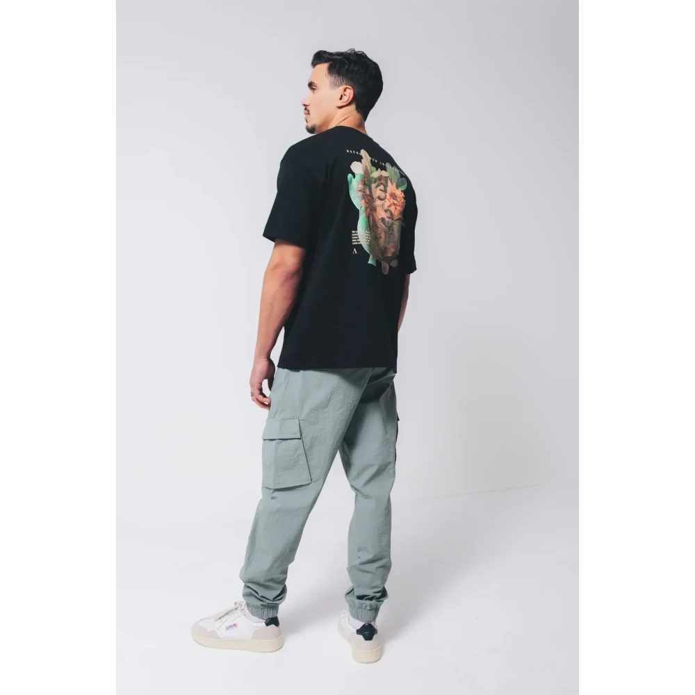 Aeden Zwart T-shirt Black Heren