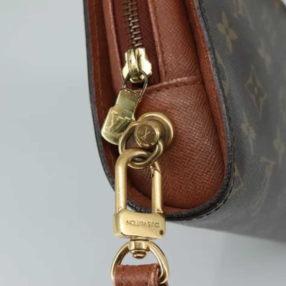 Louis Vuitton Vintage Pre-owned Canvas clutches Brown Dames
