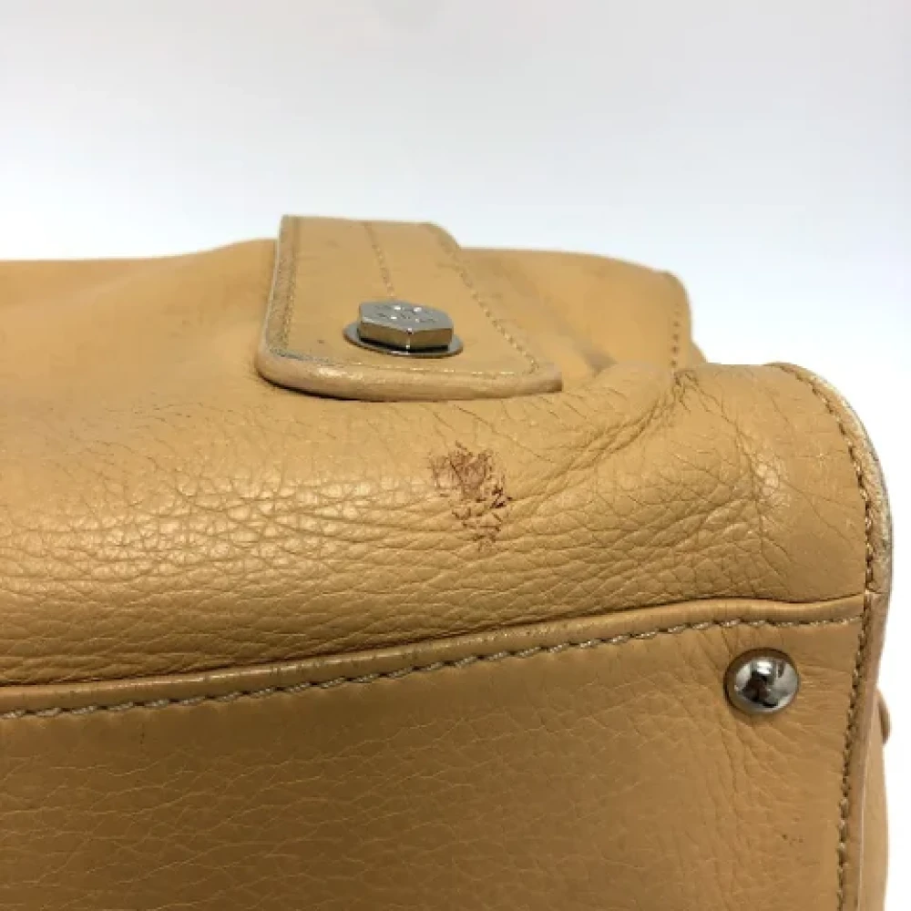 Chanel Vintage Pre-owned Leather chanel-bags Brown Dames