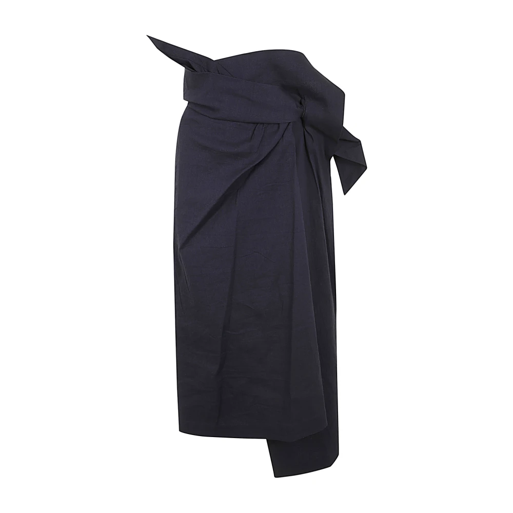 Issey Miyake Midnight Navy Enclothe Rok Blue Dames