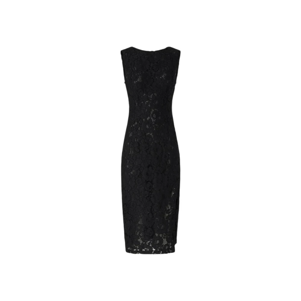 Pinko Abito Tubino In Pizzo - Female - Party Dresses - Black - Xs - Dresses