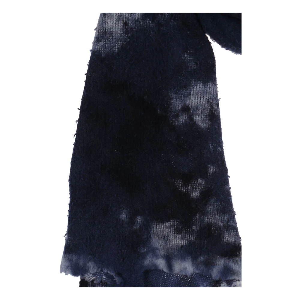 Avant Toi Blauwe Merino Cashmere Sjaal Blue Dames