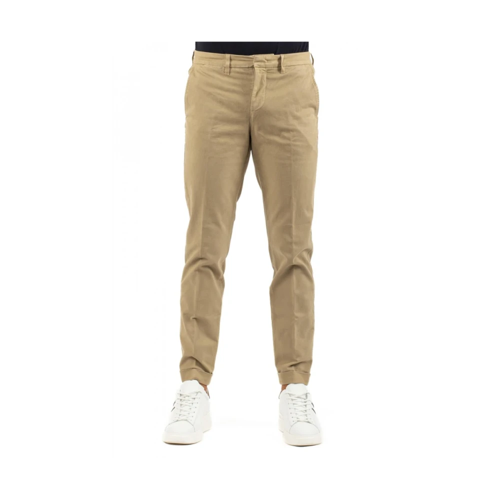 Fay Heren Casual Broek Yellow Heren