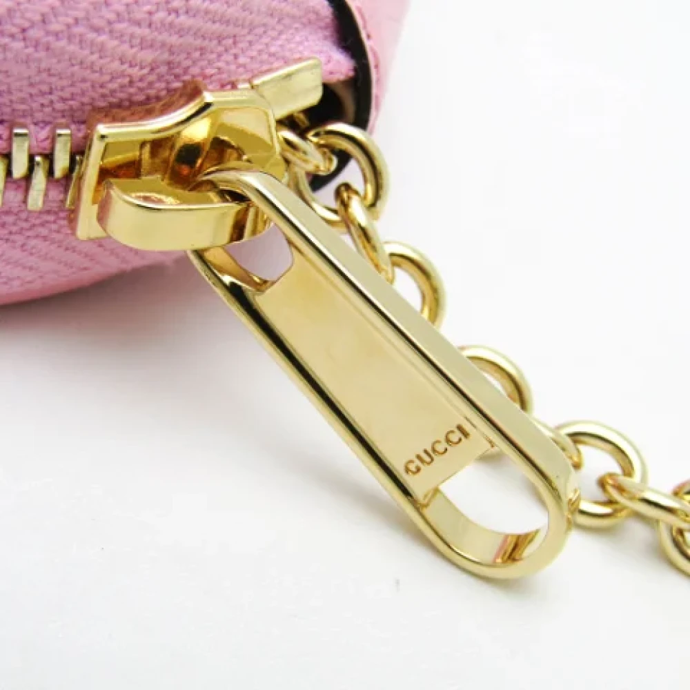 Gucci Vintage Pre-owned Leather wallets Pink Dames