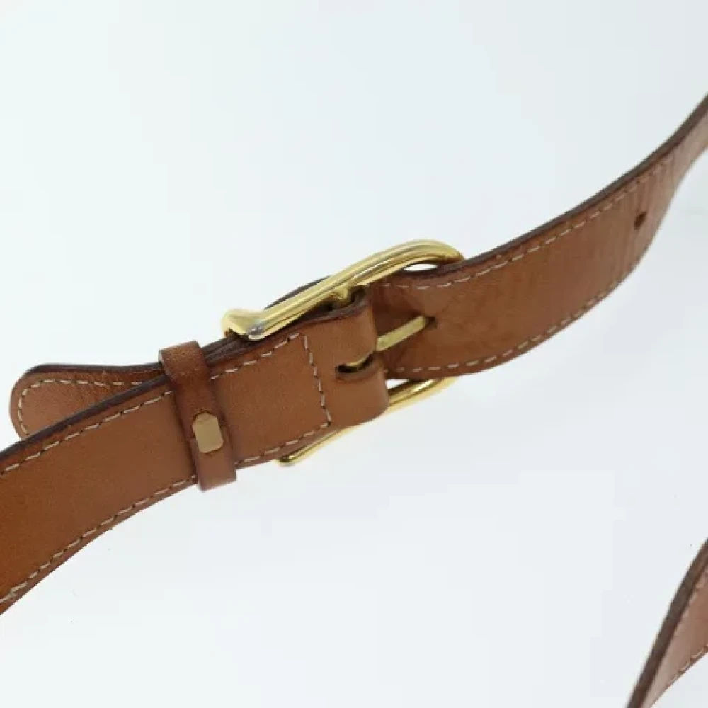 Celine Vintage Pre-owned Leather shoulder-bags Brown Dames