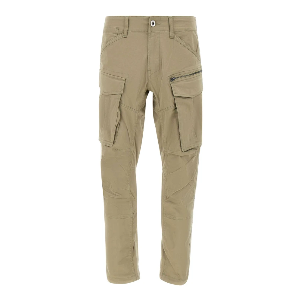 G-Star Men's Beige Slim-Fit Trousers, W30 L32, Rovic Zip 3D Trousers