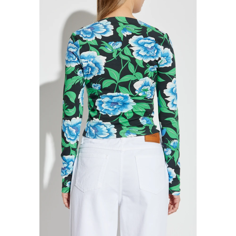 Kenzo Top met bloemenmotief Multicolor Dames