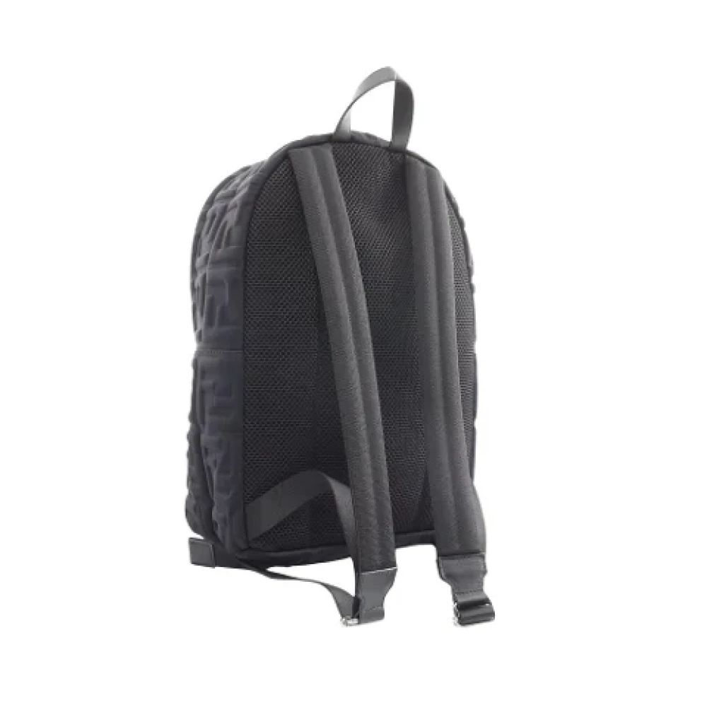 Fendi Vintage Pre-owned Fabric backpacks Black Dames