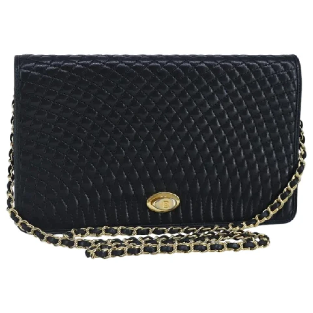 Bally Pre-owned Leather shoulder-bags Blue Dames