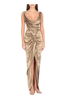 sort-satin-maxi-kjole