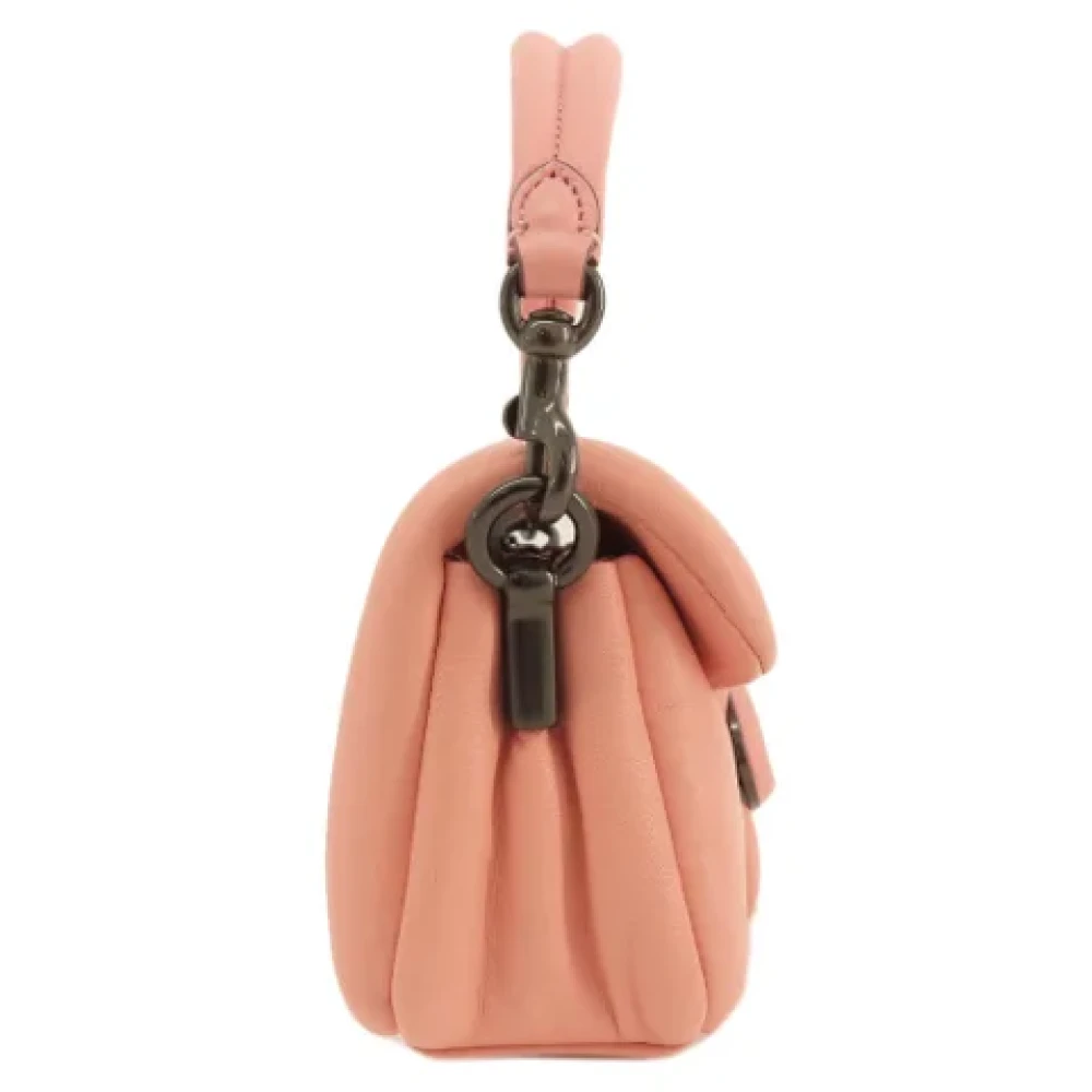 Coach Pre-owned Leather handbags Pink Dames