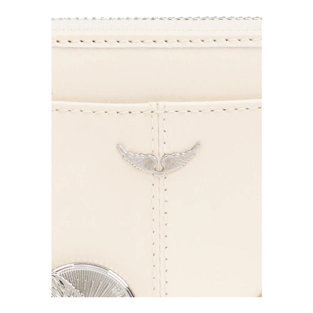 Zadig & Voltaire Portemonnee met logo Beige Dames