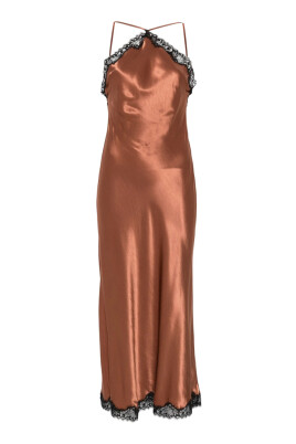 bronze-satin-halterneck-lace-slip-dress
