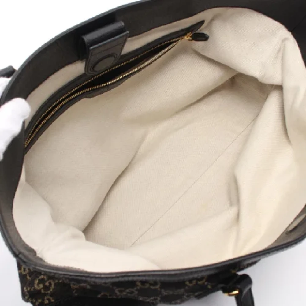 Gucci Vintage Pre-owned Canvas totes Beige Dames