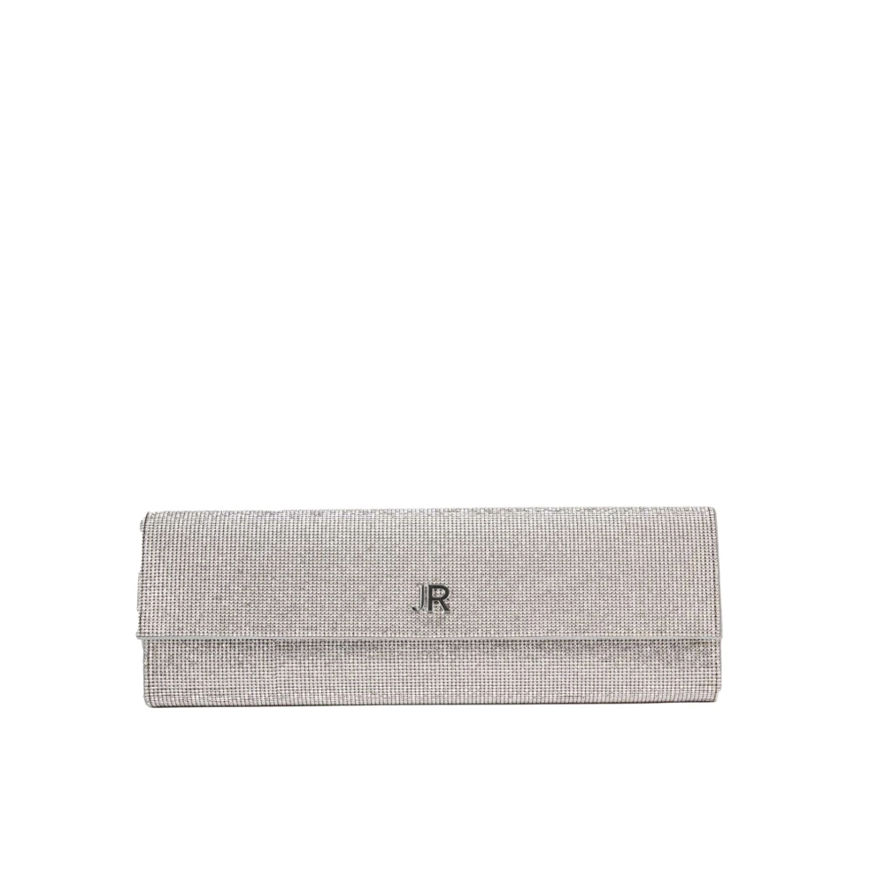 John Richmond Clutch met klep Gray Dames