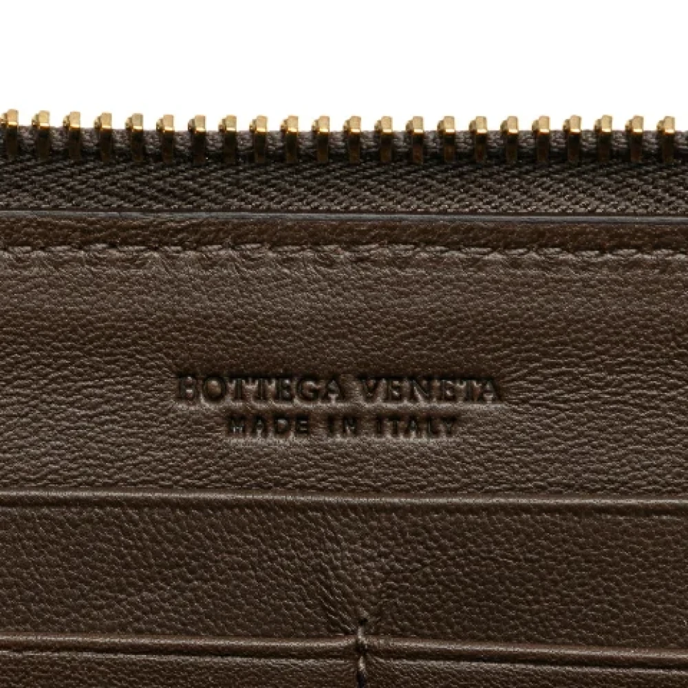 Bottega Veneta Vintage Pre-owned Leather wallets Brown Dames