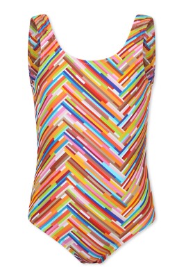 maillot-de-bain-multicolore-a-motif-chevron