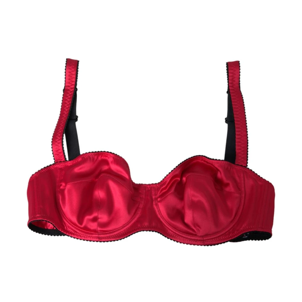 Dolce & Gabbana Women's Red Floral-Print Satin Panties - Bras - Xs - Underwear