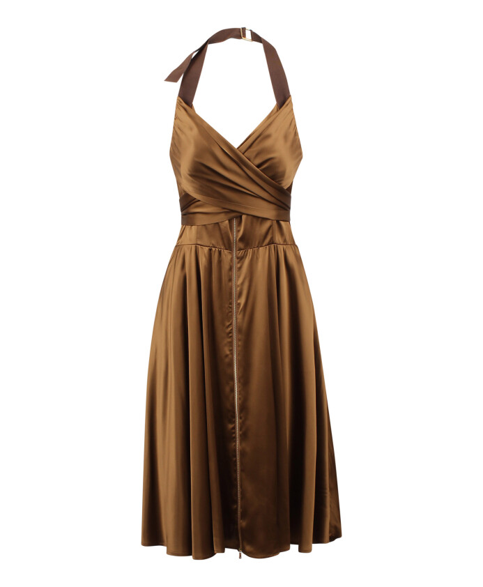 satin-midi-dress-with-draped-bodice