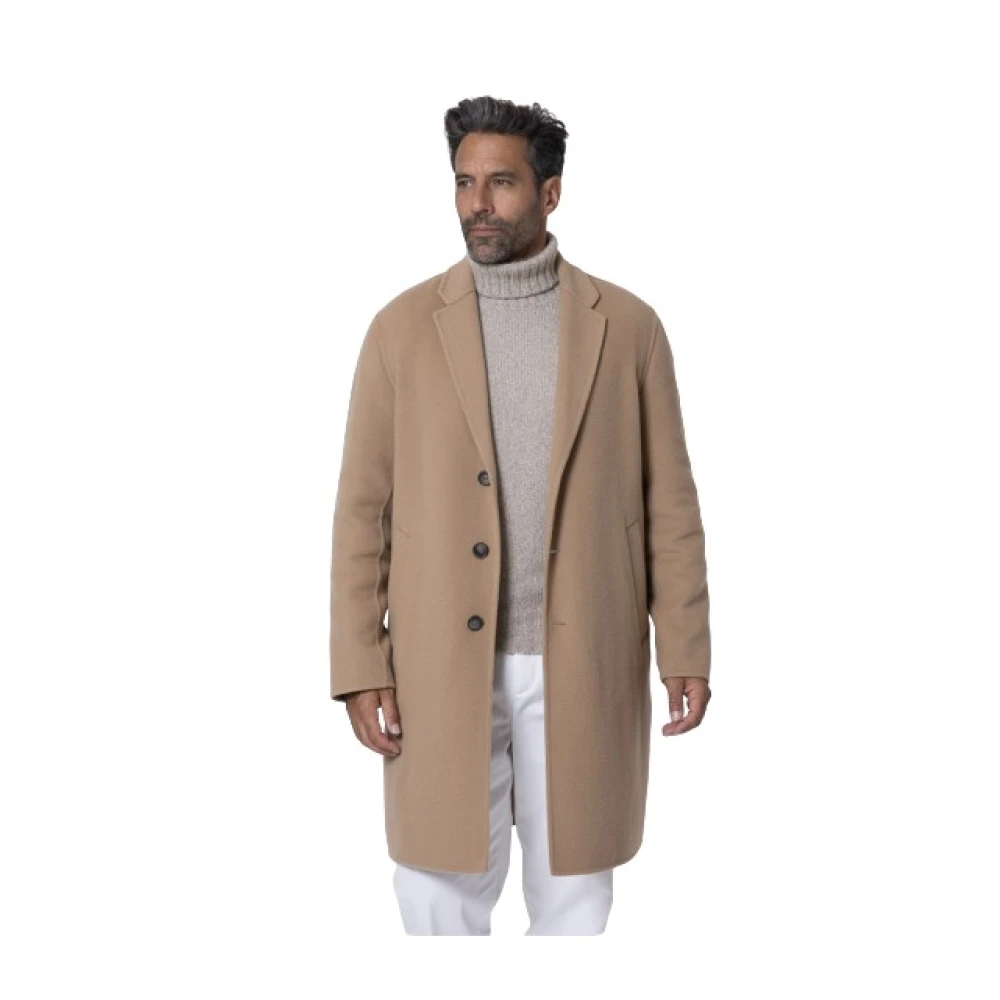 Herno Kameeljas met Drie Knopen Brown Heren