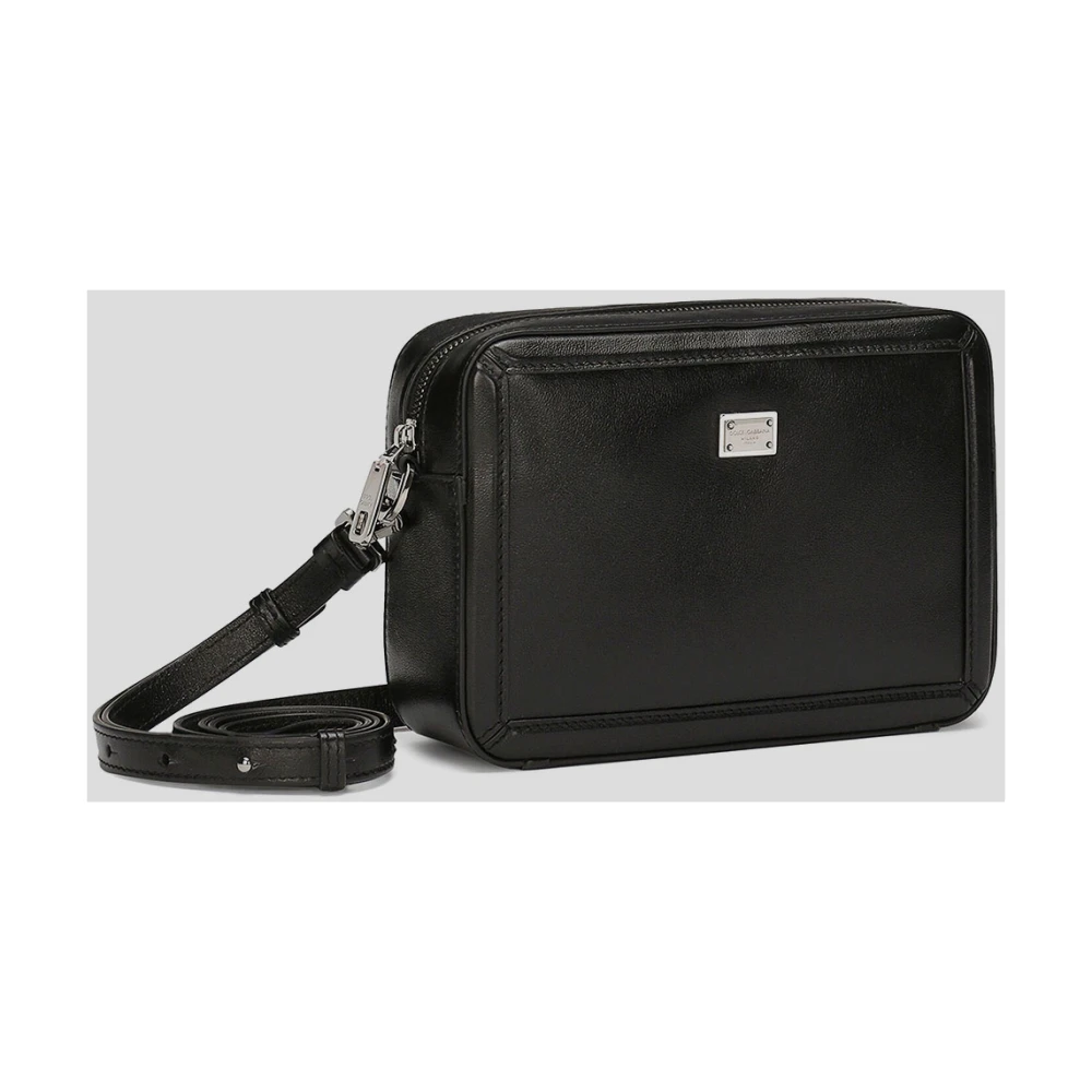 Dolce & Gabbana Leren Mini Tas Black Heren