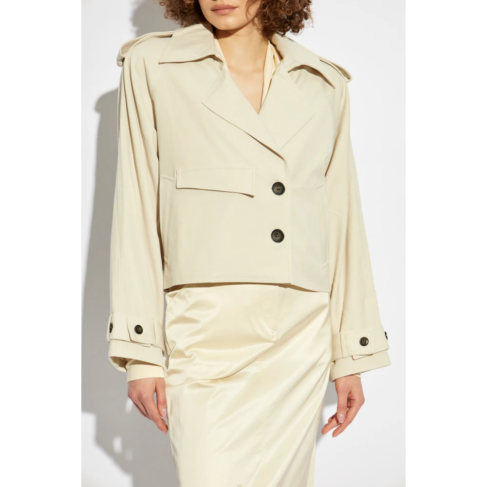 Gestuz Korte jas Beige Dames