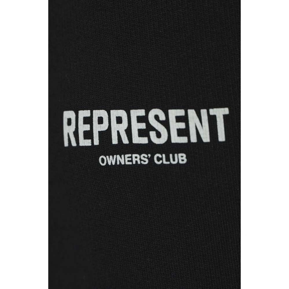 Represent Zwarte Club Sweatpant Broek Black Heren