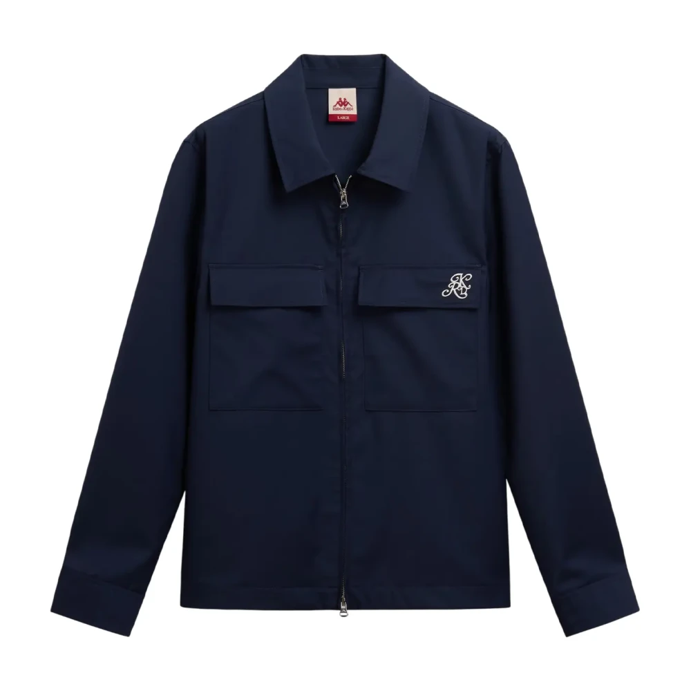 Kappa Hombre Azul Chaquetas, Talla: L