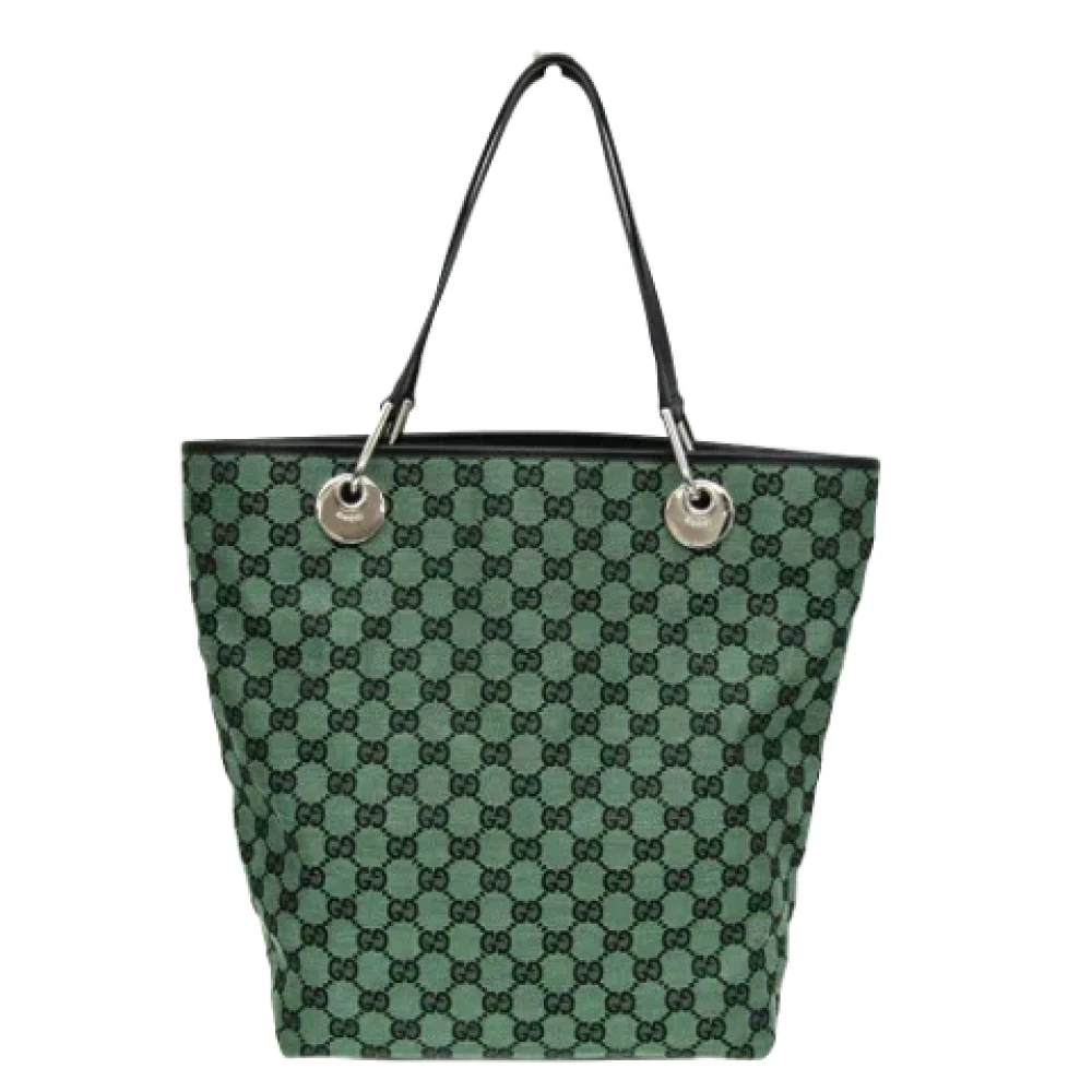Gucci Vintage Pre-owned Leather gucci-bags Green Dames