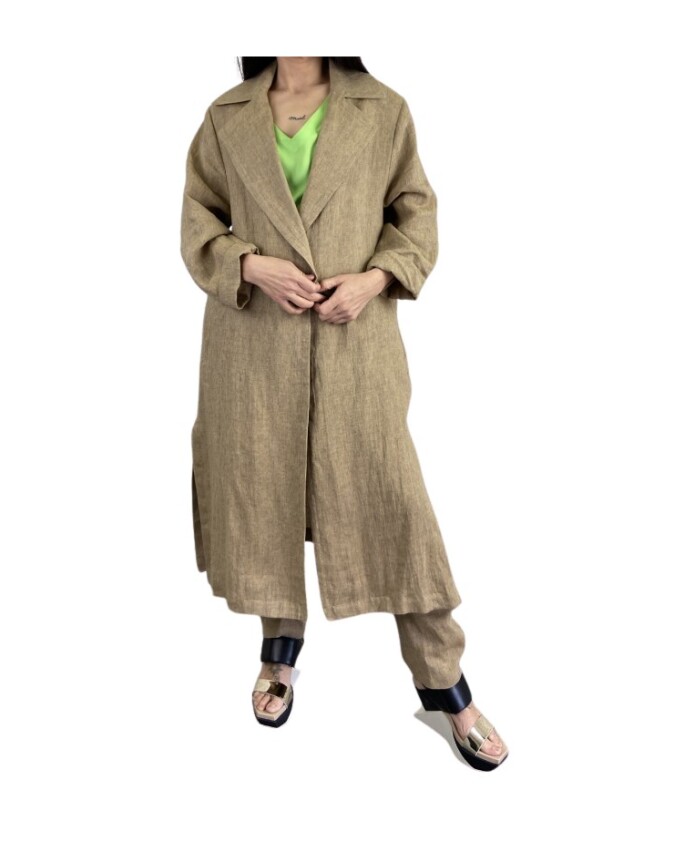 maillot-en-gabardine-de-couleur-chameau