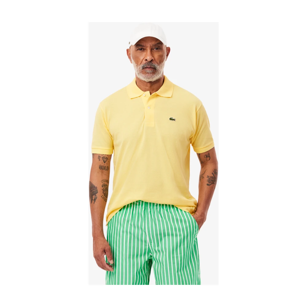 Lacoste Klassieke L12.12 Polo Geel Yellow Heren