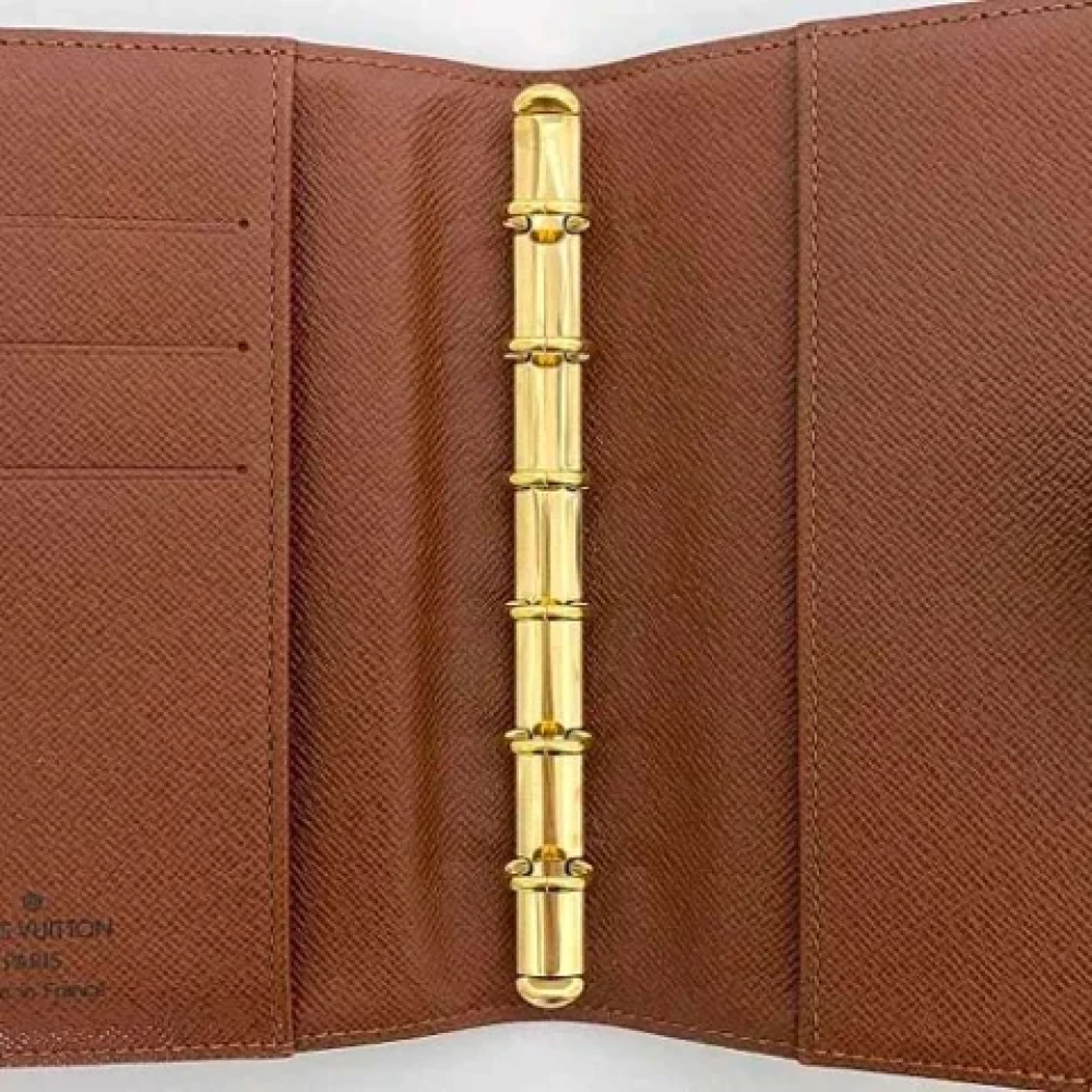 Louis Vuitton Vintage Pre-owned Fabric home-office Brown Dames