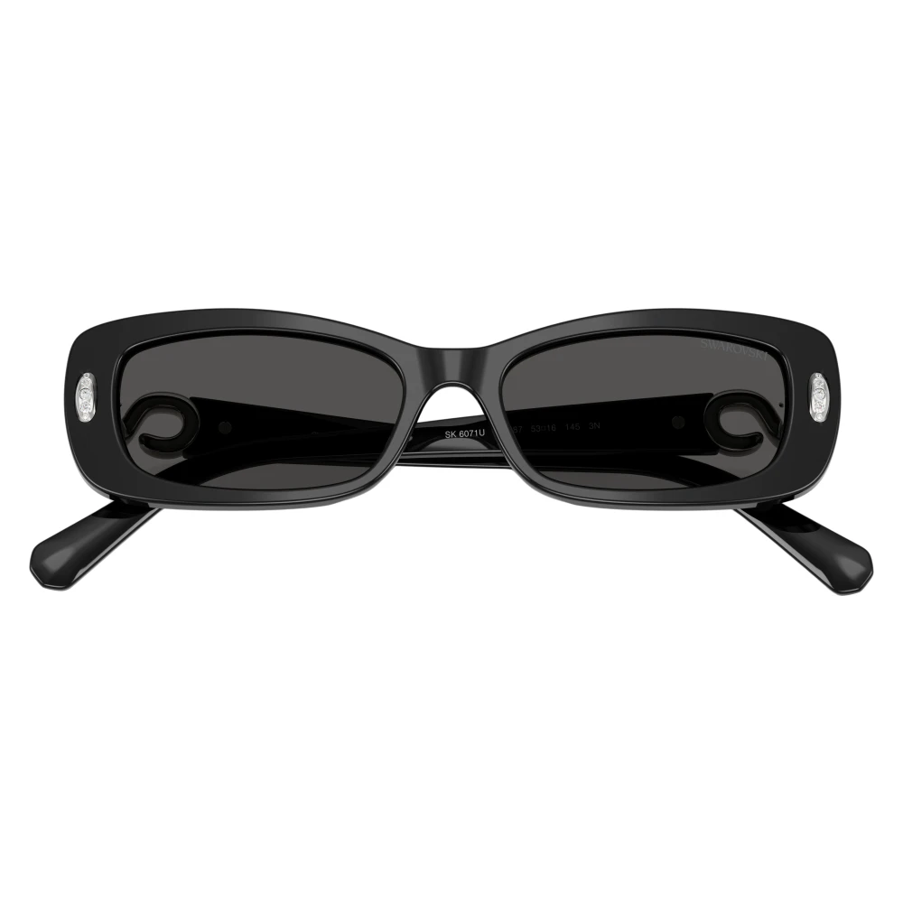 Swarovski Black/Grey Sk6071u 100187 Woman Sunglasses Acetate Pillow Normal - Image 2