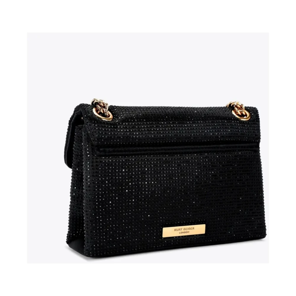Kurt Geiger Mini Stoffen Crossbody Tas Black Dames