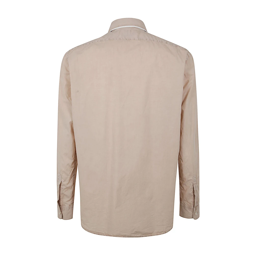 Aspesi Cocoa Comma Shirt Beige Heren