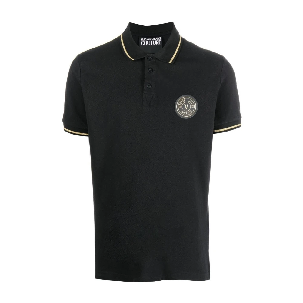 Versace Jeans Couture Polo Shirt Black Heren