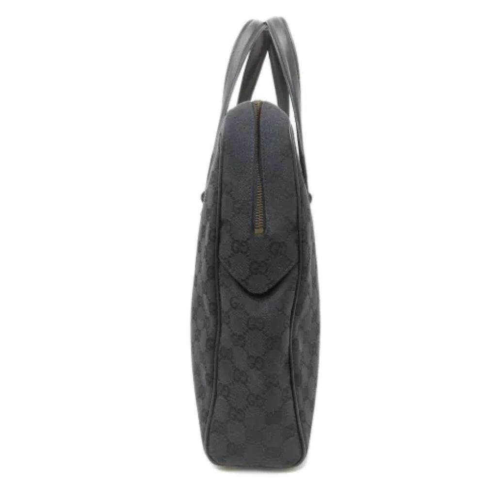 Gucci Vintage Pre-owned Canvas totes Black Dames
