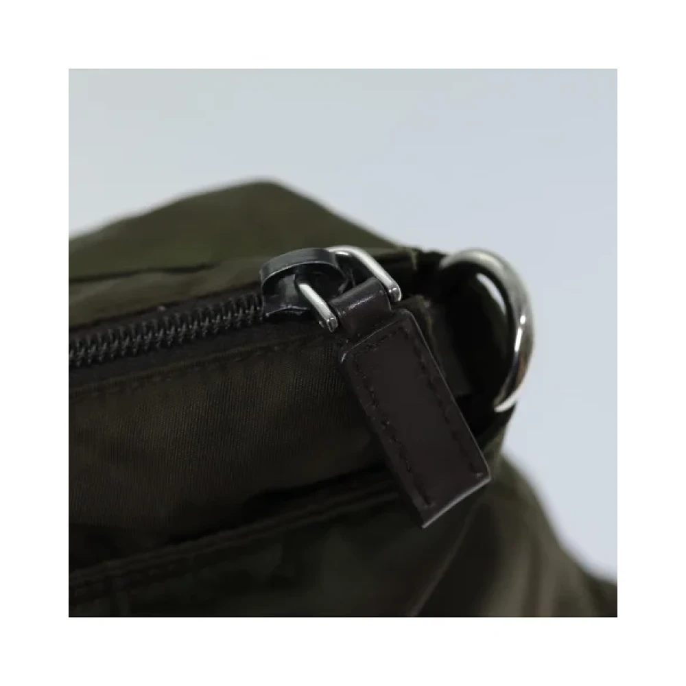 Prada Vintage Pre-owned Nylon prada-bags Brown Dames