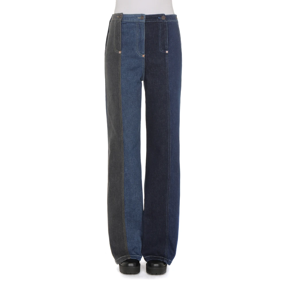 Moschino Klassieke Straight Jeans Blue Dames