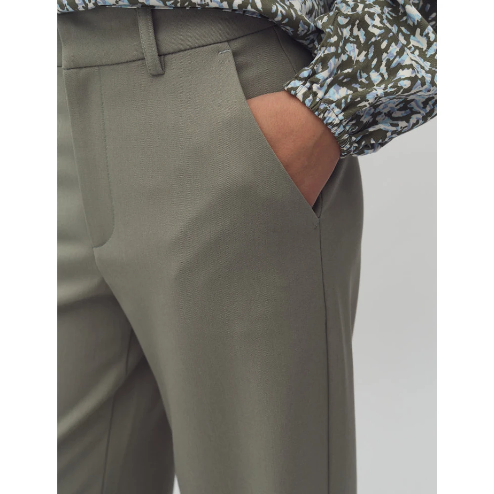 MbyM Schaduw Straight Leg Broek Green Dames