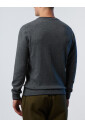 pull-col-rond-gris-avec-bordure-contrastee