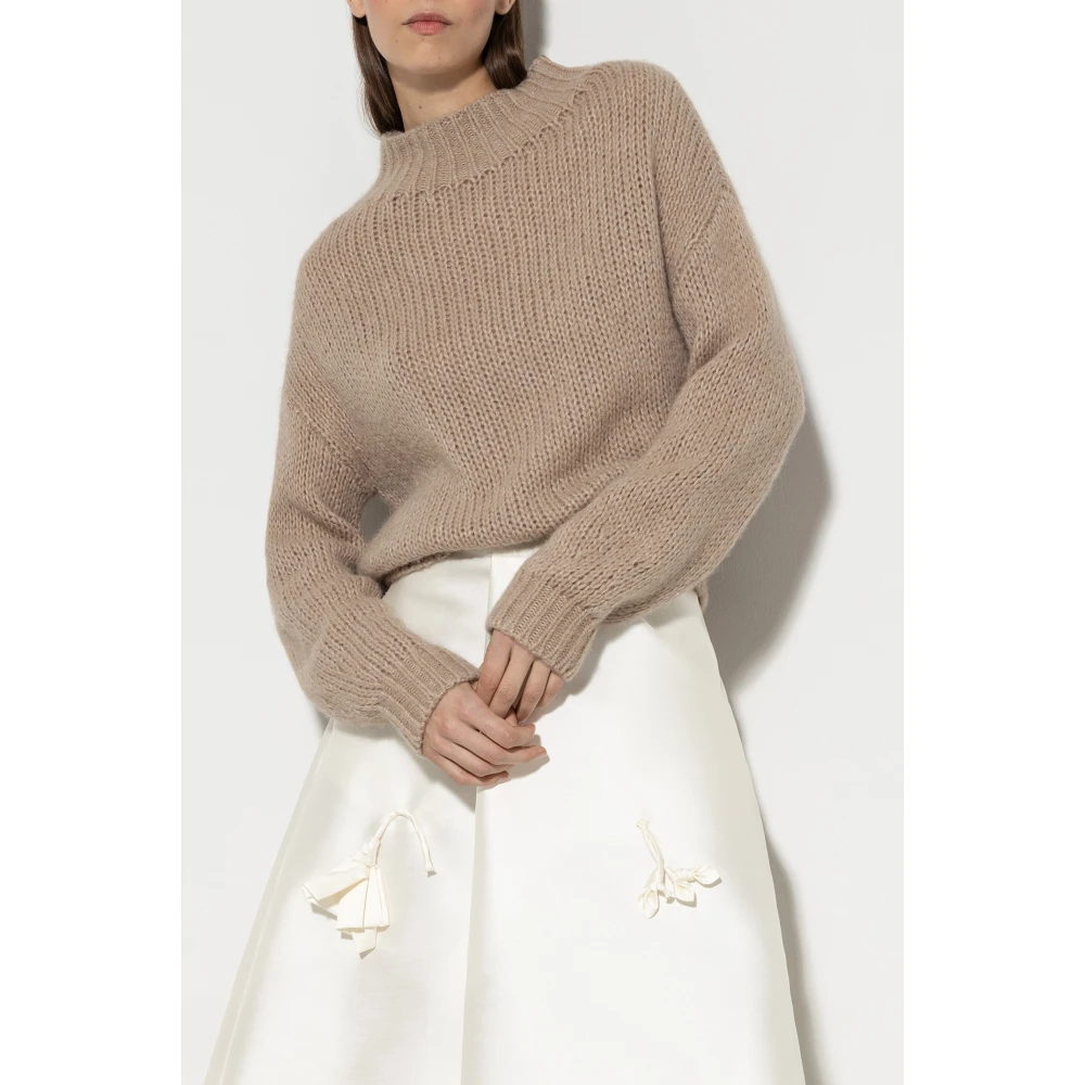 LUISA CERANO Glitterstone Pullover Brown Dames