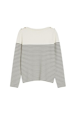 stribet-langaermet-jacquard-top