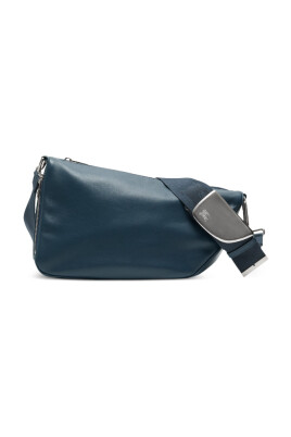 blue-shoulder-bag-with-silver-logo
