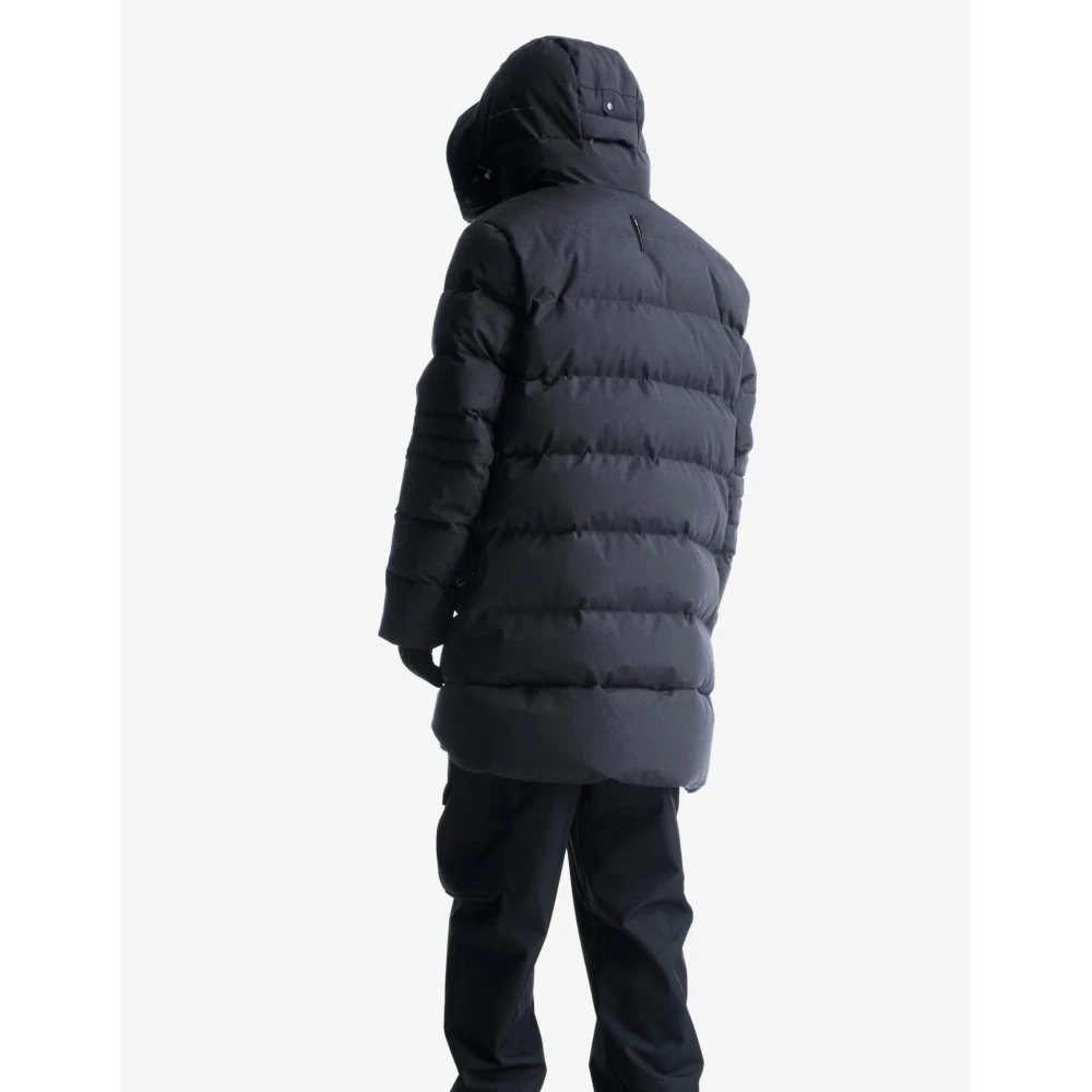 Krakatau Parka Jas Zwart Qm488 Black Heren