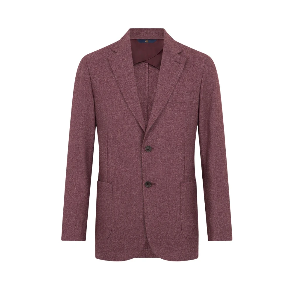 Brooks Brothers Men's Purple Blazers, S, Melange Wool Blend Blazer