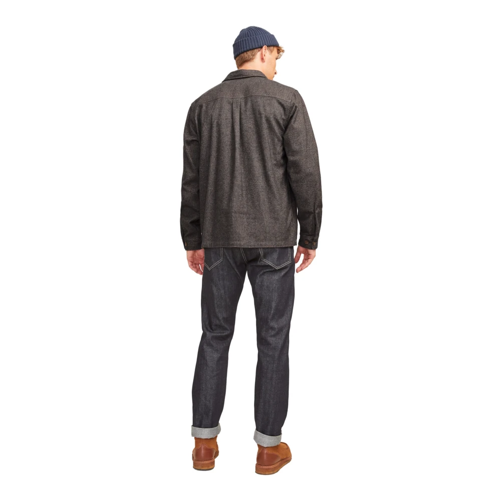 jack & jones Raymond Overhemd Lange Mouw Brown Heren