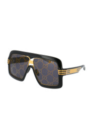 Square-Frame Sunglasses with GG Lens